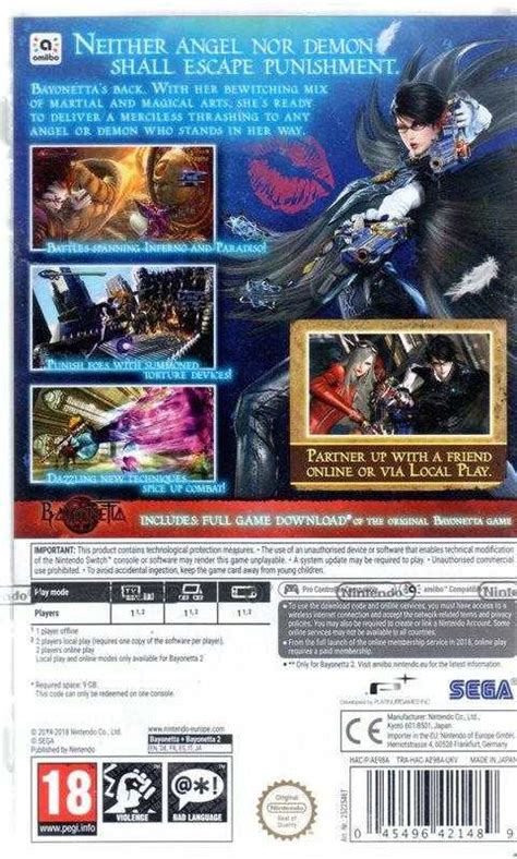 現貨中switch遊戲 Ns 魔兵驚天錄 1 2合輯 Bayonetta 英日文歐版【板橋魔力】 Mig電玩 線上購物 有閑購物