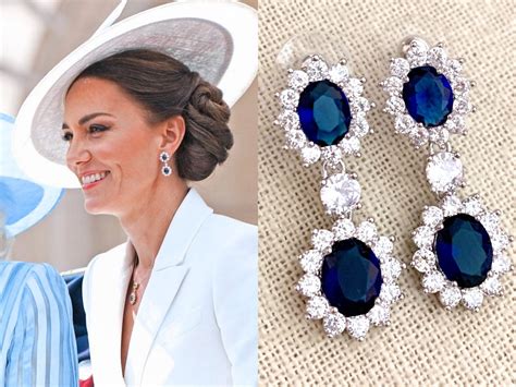 Kate Middleton Sapphire Earrings