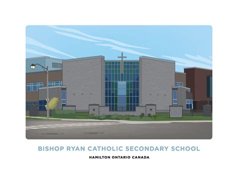 Bishop Ryan Catholic Secondary School Illustration – Jelly Brothers