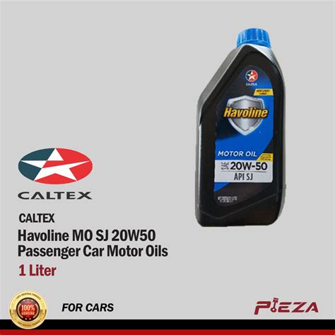 CALTEX Havoline MO SJ 20W50 Passenger Car Motor Oils 1 Liter Pieza