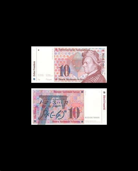 Franken Banknote Schweiz Serie Reproduktion Kaufen Auf Ricardo