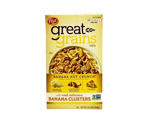 Post Great Grains Cereal Banana Nut Crunch 439g