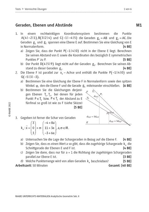 Sekundarstufe Unterrichtsmaterial Mathematik Lernstand Messen Und