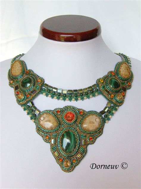 Osiris Dorneuv Cr Ations Broderie Perles Cr Er Ses Bijoux Collier