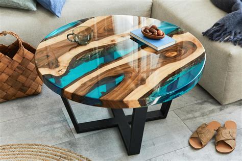 Tables Rivi Re En R Sine Poxy Pour S Inspirer M Deco Fr