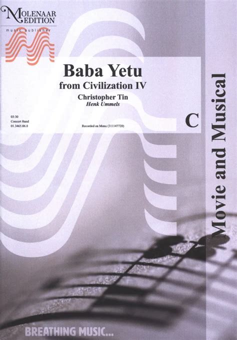 Baba Yetu Von Christopher Tin Im Stretta Noten Shop Kaufen