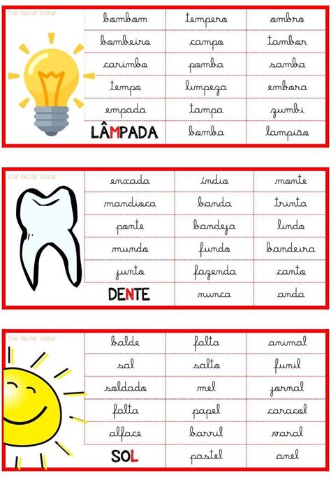 Criar Recriar Ensinar Fichas De Leitura Portuguese Lessons Ione