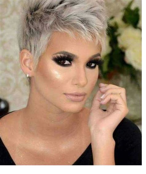 New Design Gray Hair Colors For Short Hair Pixie And Bob Hairstyles Page 2 New Design