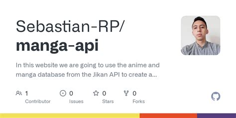 Github Sebastian Rp Manga Api In This Website We Are Going To Use