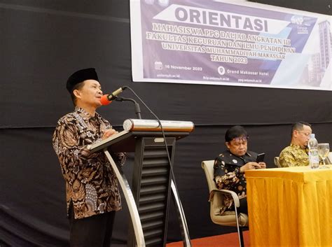 ORIENTASI Mahasiswa PPG Dalam Jabatan Angkatan III Tahun 2023 Program