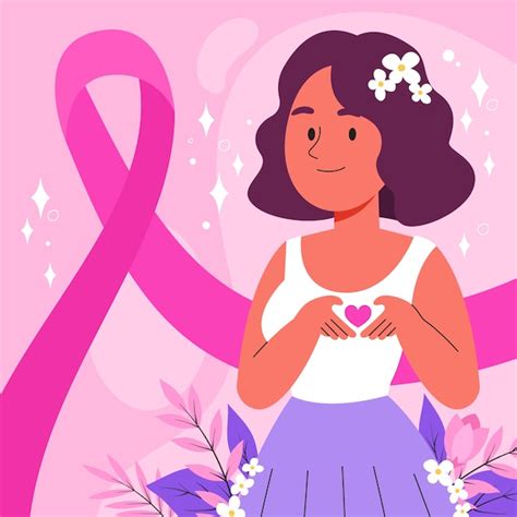 Free Vector Illustration For Breast Cancer Awareness Month