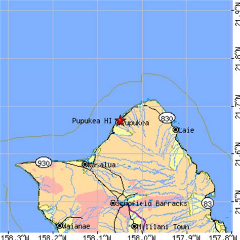 Pupukea, Hawaii (HI) ~ population data, races, housing & economy