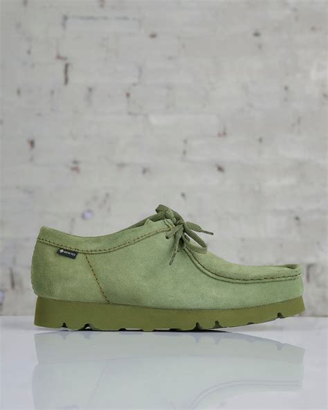 Clarks Originals Mens Wallabee Gtx Loden Green Less 17