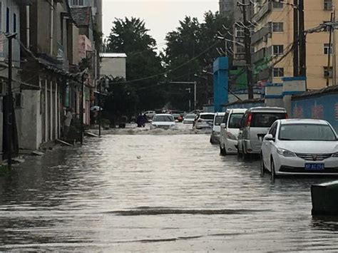 周口：清晨一場大雨部分道路積水嚴重，大家出行注意安全 每日頭條