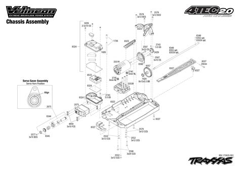 Exploded View Traxxas 4 Tec 20 Vxl Chassis Astra