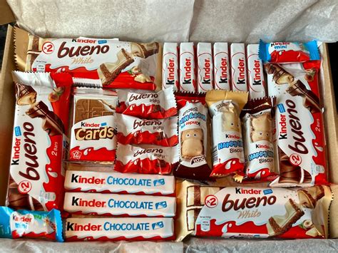 Kinder Chocolate Box For Her For Him Kinder Bueno Etsy Italia