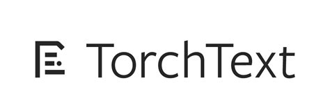 TorchText Logo — Torchtext 0.17.0 documentation