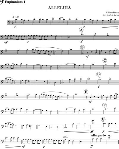 Alleluia Sheet Music by William Boyce | nkoda | Free 7 days trial