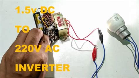 How To Make 1 5v Dc To 220v Ac Inverter 4 Steps With Pictures Instructables