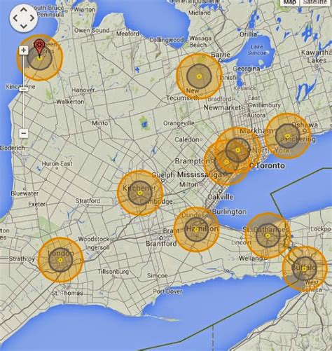 Nuclear Targets In Canada Map Images Photos Mungfali