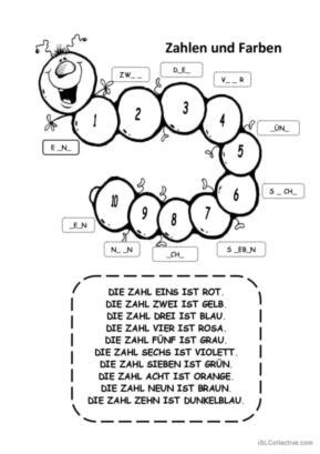 Zahlen Deutsch Daf Arbeitsbl Tter Pdf Doc