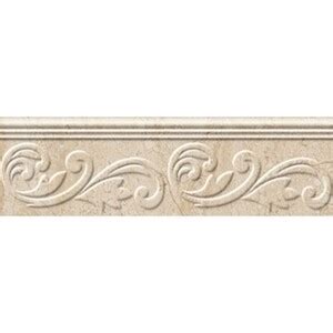 Плитка бордюр Петрарка бежевый рельеф 300х90 мм (91321) — купить в ...