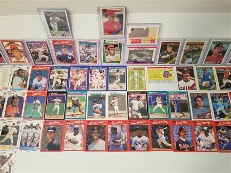 Cartes De Baseball Des Ann Es Etsy