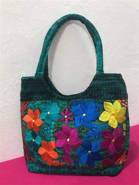 Bolsas Bordadas Artesanales Mexicanas En Mercado Libre