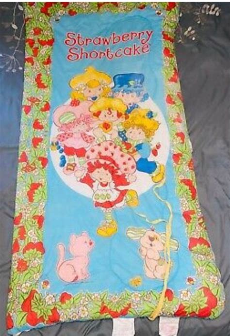 Vintage Rare Strawberry Shortcake 1980 S Sleeping Bag In 2024