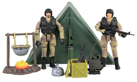 Click N Play Military Life Camping 12 Piece Play Set Groupon