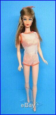 Vintage Barbie Doll TNT TWISTN TURN GO GO CO CO Auburn Brown Hair