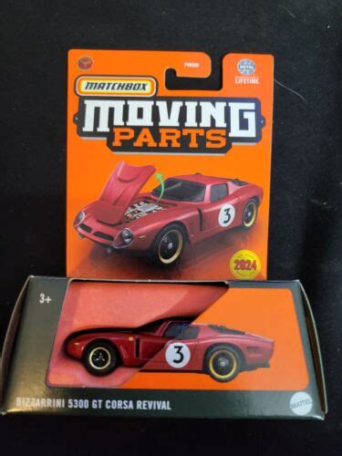 2024 Matchbox Moving Parts Bizzarrini 5300 Gt Corsa Revival Red New Near Mint Ebay