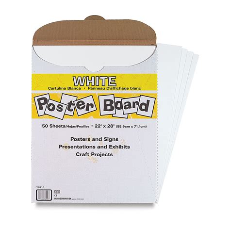 Pacon Posterboard Pack 22 X 28 White Pkg Of 50 Michaels