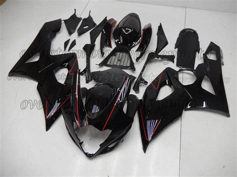 Injection Mold Fairing Fit For 2005 2006 GSXR 1000 K5 Red Black ABS