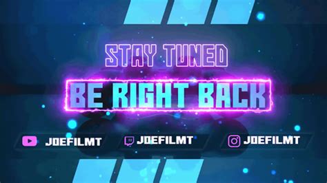 Be Right Back Stream Overlay Free Free Twitch Overlay Templates ...