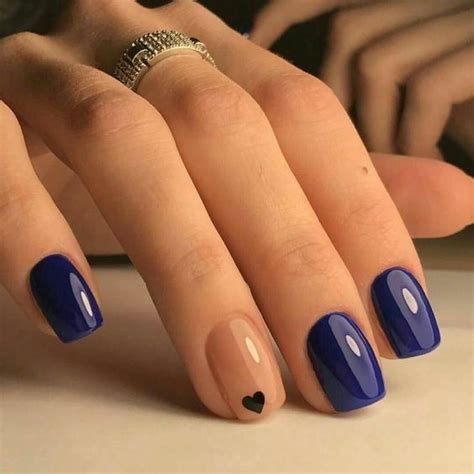 Top 25 Best Navy Blue Nail Design Ideas 2023 Update Nagelideen Nägel Nägel Gel