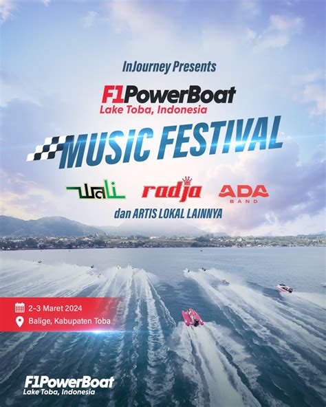 Wali Radja Dan Sejumlah Artis Ramaikan F Powerboat Danau Toba