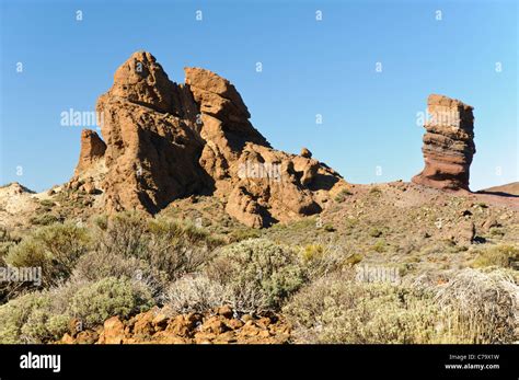 Los Roques Or Roques De Garcia Rock Teide National Park Unesco World