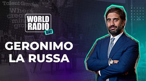 Geronimo La Russa Intervista Al World Radio Day Youtube