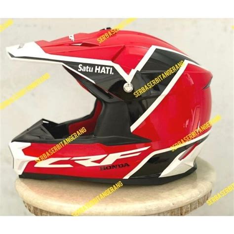 Jual HELM HONDA CRF ORI 150L Full Face Hanya Ukuran L Shopee Indonesia