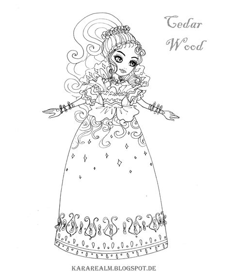 Ever After High Coloring Pages Darling Charming Kidsworksheetfun