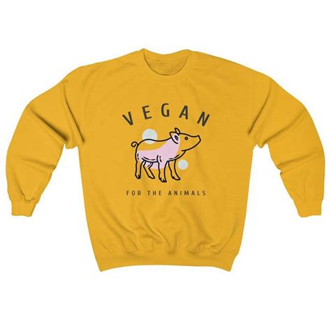 Vegan for the Animals Vegan Sweatshirt | Vegan sweatshirt, Sweatshirts ...