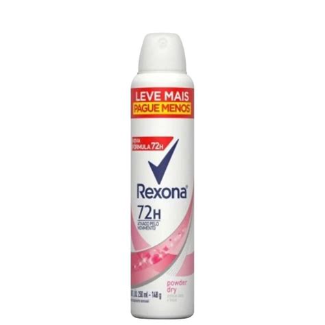 Desodorante Aerosol Rexona Powder Dry H Promove Horas De Prote O