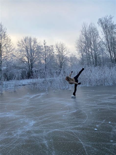 Ice Skating On A Frozen Lake In 2023 Skating Pictures Skating