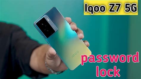 How To Set Screen Lock Password In Iqoo Z G Iqoo Z G Mein Password