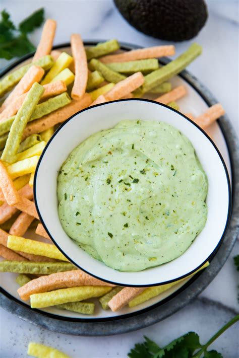 Avocado Cilantro Lime Dip Dressing Paleo Whole30 Kim S Cravings