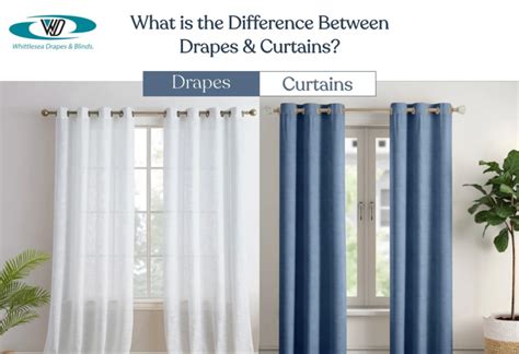 What is the difference between drapes and curtains