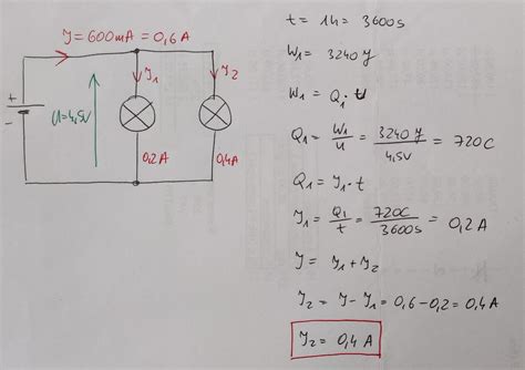 W obwodzie do baterii o napięciu U 4 5 V podłączono równoległe dwie