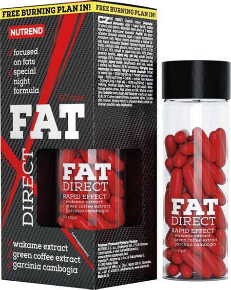 Fat Direct 60 Capsules NUTREND Fatburner Vetverbrander