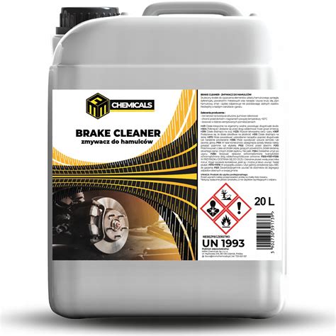 ZMYWACZ DO HAMULCÓW tarcz klocków odtłuszczacz BRAKE CLEANER 20L ZDH20